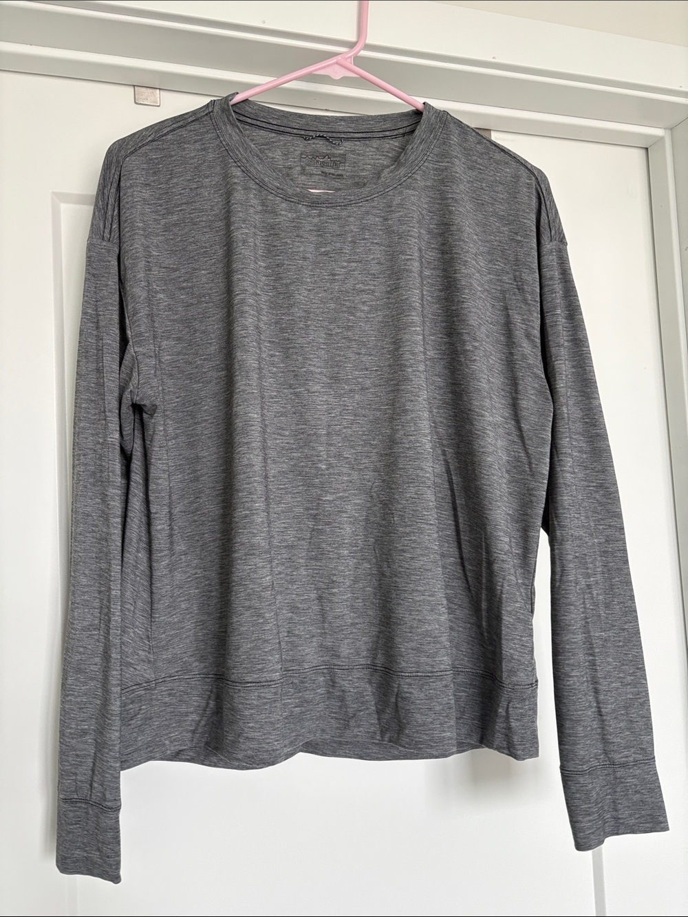 Patagonia Long Sleeve Gloria Twist Top Gray